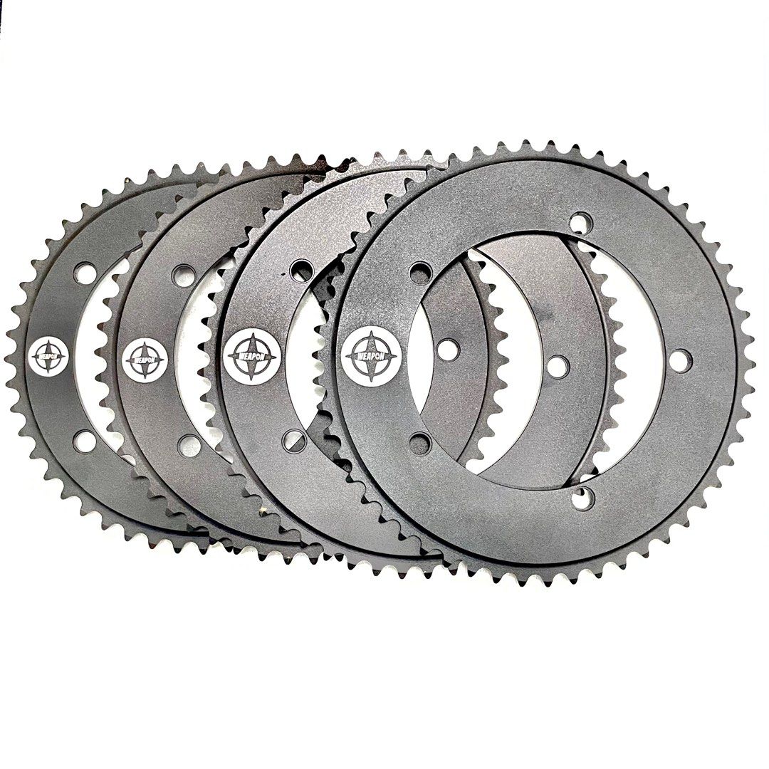 Chainring fixed gear outlet