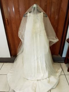 Wedding gown by Leonard Co