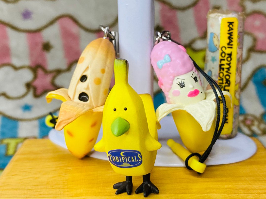 Weird Banana Charms 50 each (2nd&3rd SOLD ), Hobbies & Toys, Toys