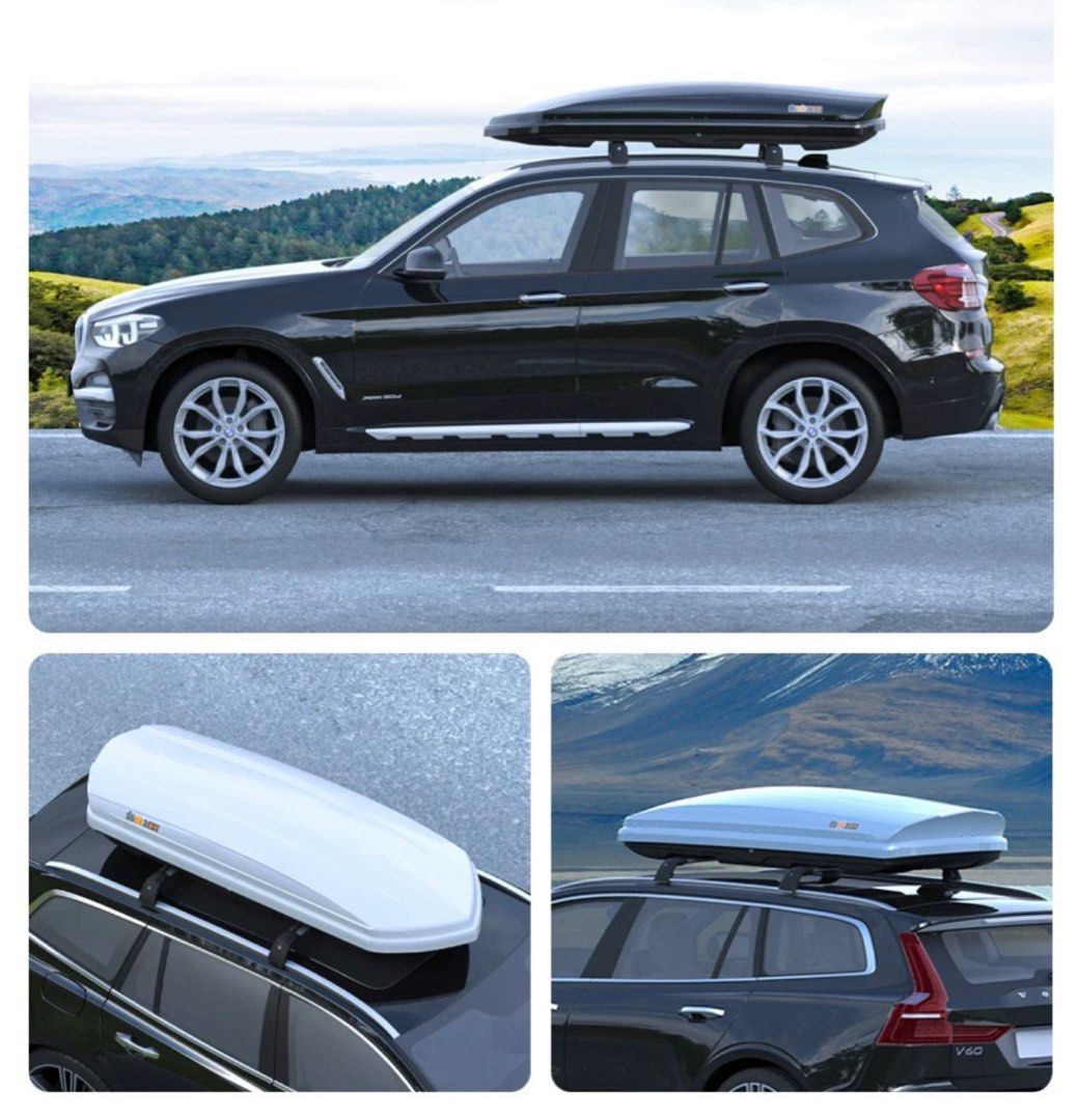 White Carroof storage box (rental) available , Car Accessories