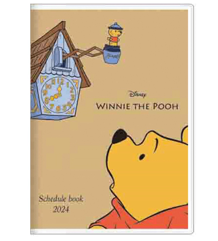 Winnie the Pooh 2024 A6 月間 schedule, 興趣及遊戲, 書本 & 文具, 雜誌及其他 Carousell