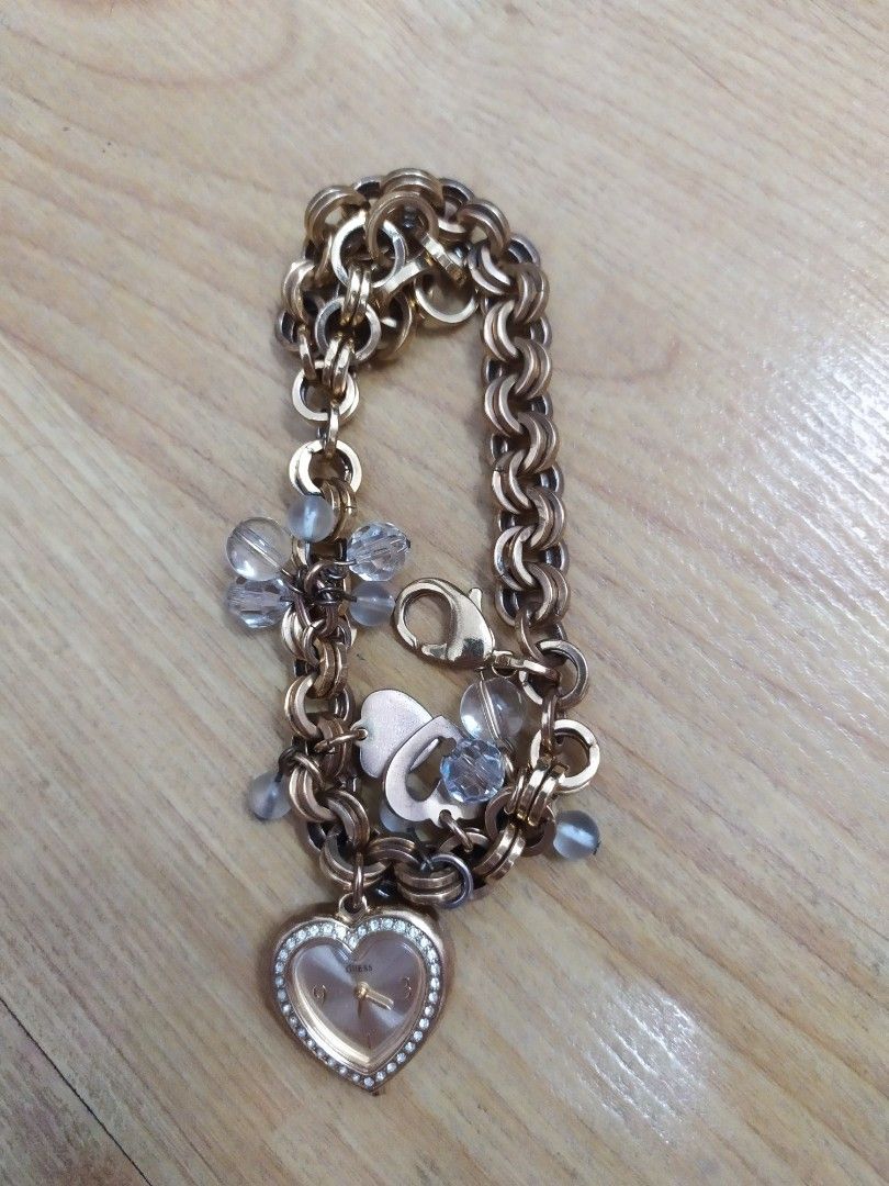 Women s Guess Charm Bracelet Watch