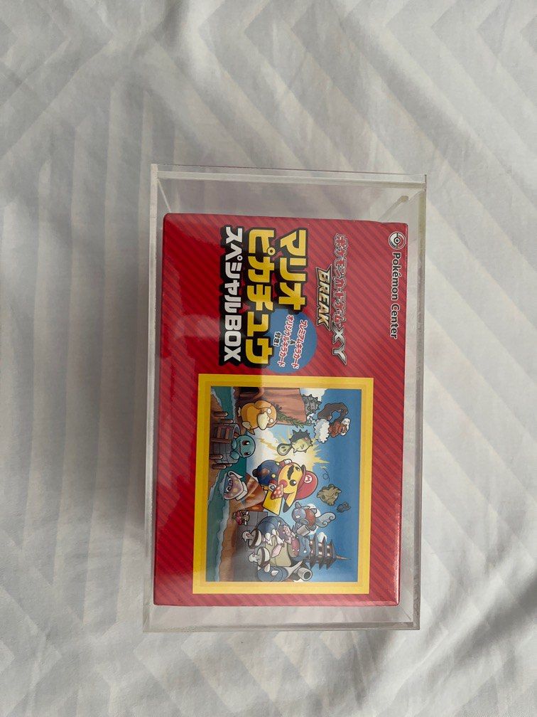 pokemon card game xy break mario pikachu special box & Luigi New Sealed 2016 Mario &