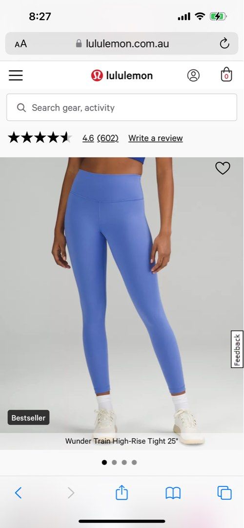 Wunder Train High-Rise Tight 25, Women's Fashion, Activewear on Carousell
