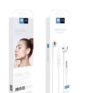 WUW handsfree 3.5mm wired earphone TPE FOR smartphone