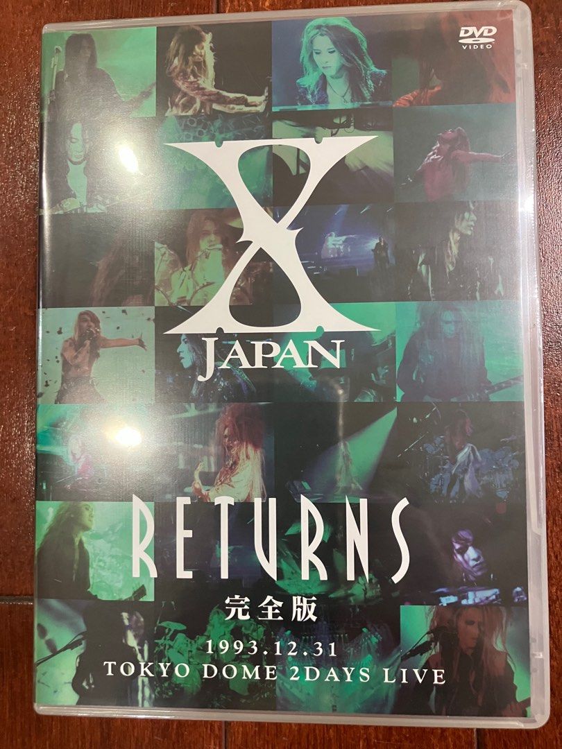 X JAPAN RETURNS 完全初回限定DVD BOX 日版正盤