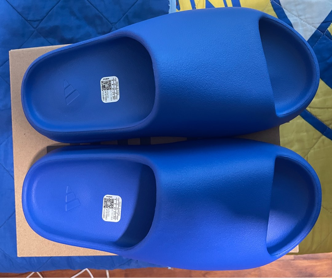Yeezy Slide "Azure" ID4133, Luxury, Sneakers & Footwear on Carousell