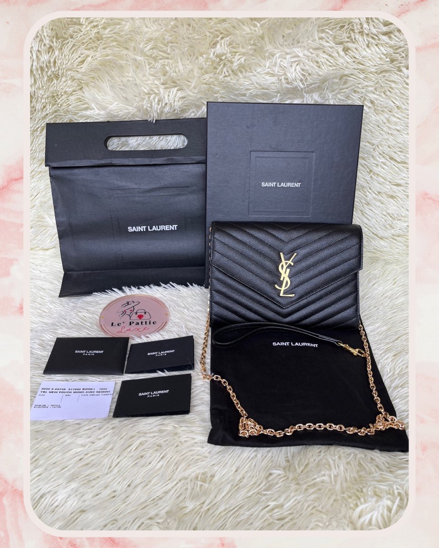 YSL Envelope Wristlet / WoC on Carousell