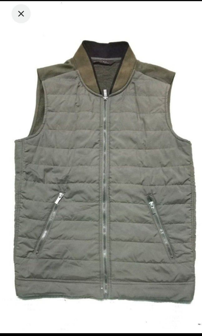 Zara man sleeveless jacket discount
