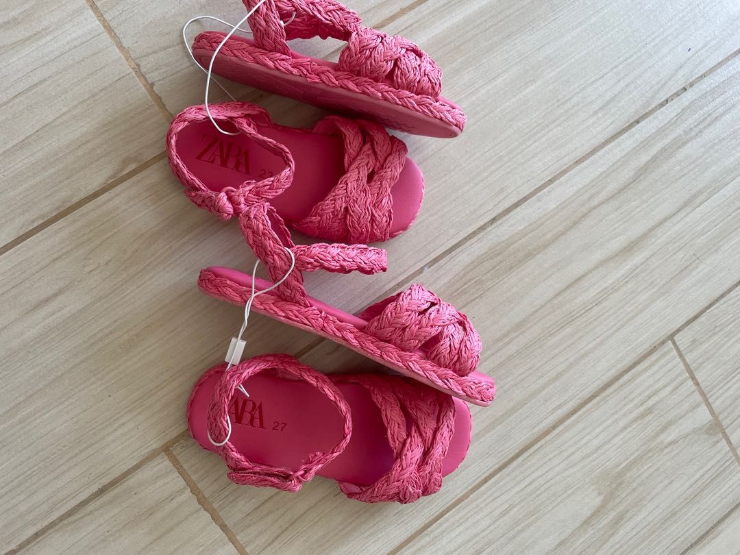 Red zara hotsell sandals