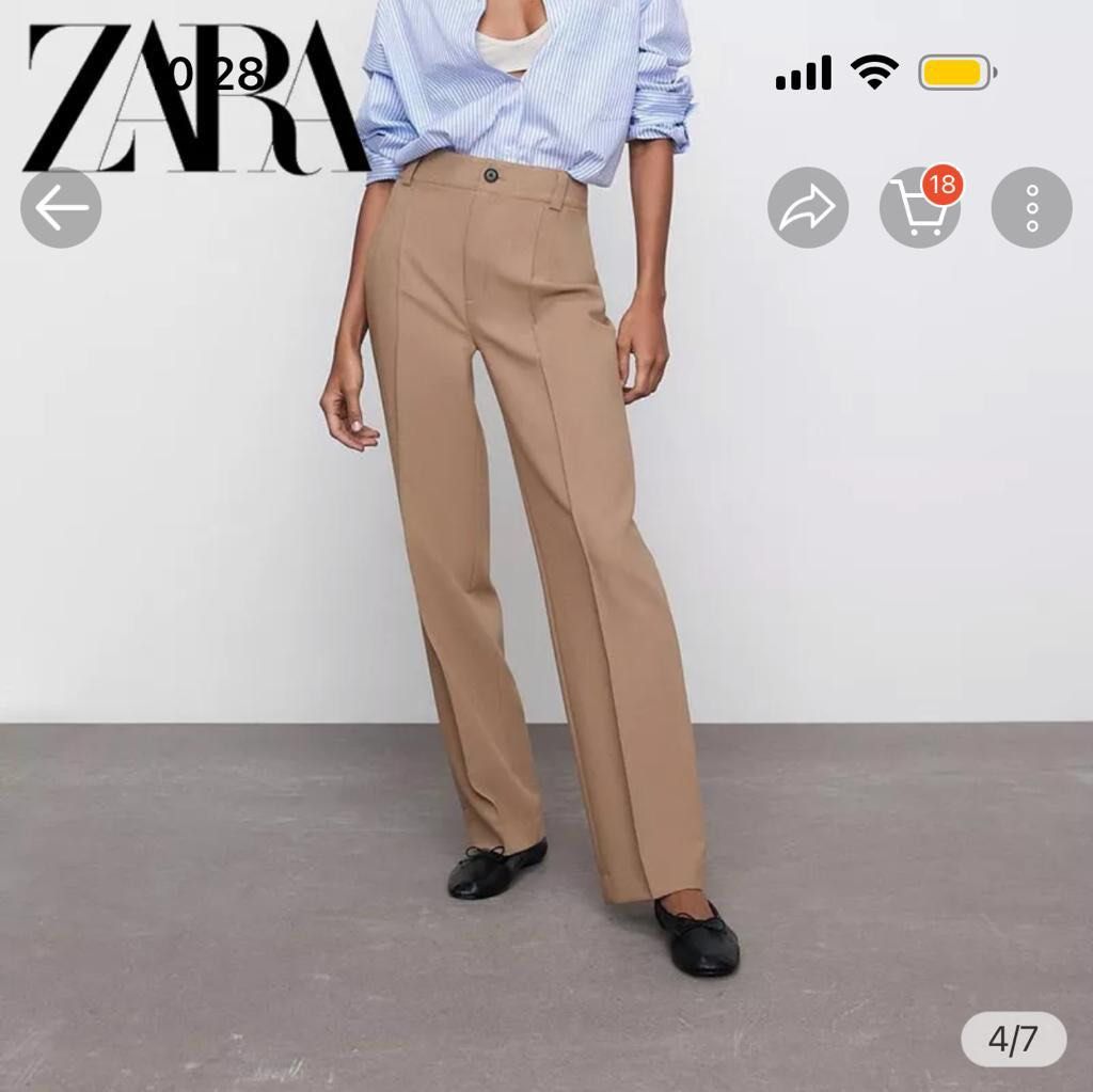 Zara Work Pants sized XS, Women's Fashion, Bottoms, Other Bottoms