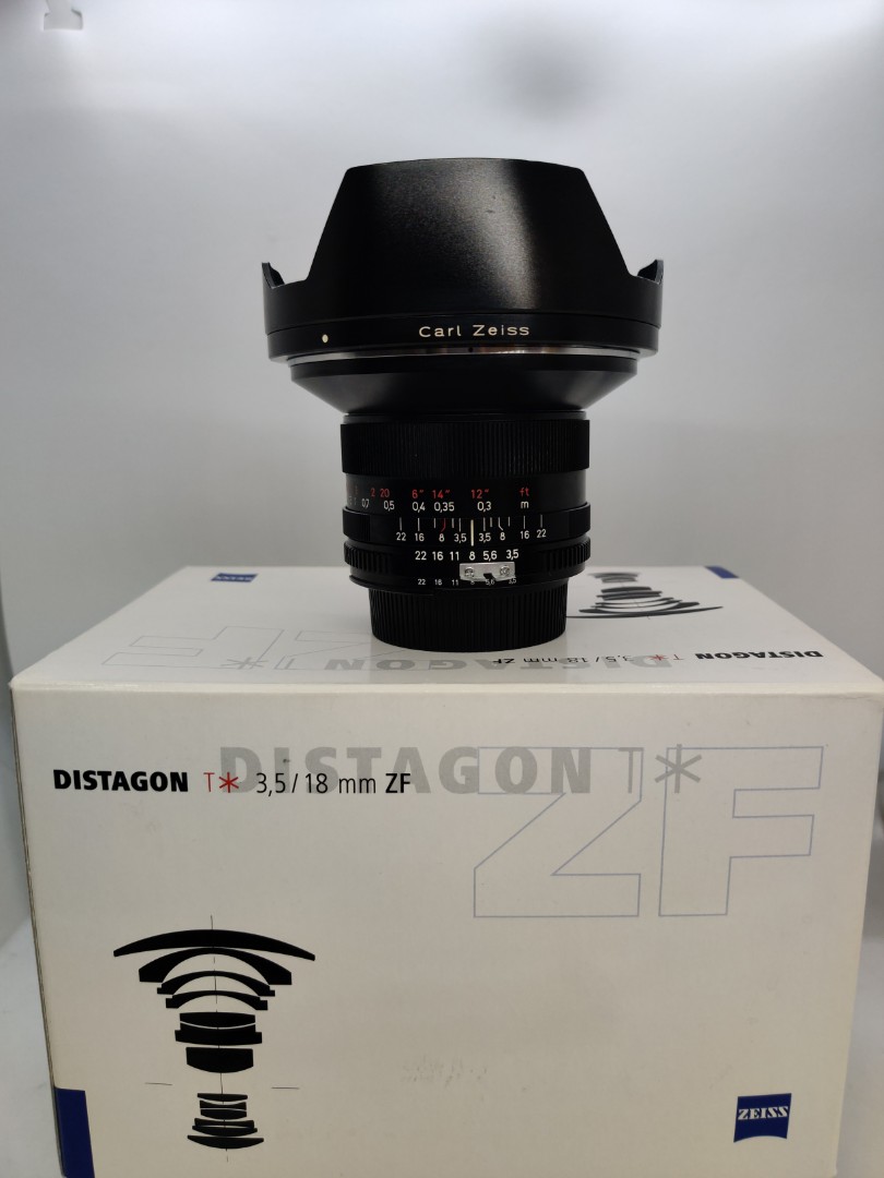 Zeiss 18mm F3.5 Distagon T* ZF, Photography, Lens  Kits on Carousell