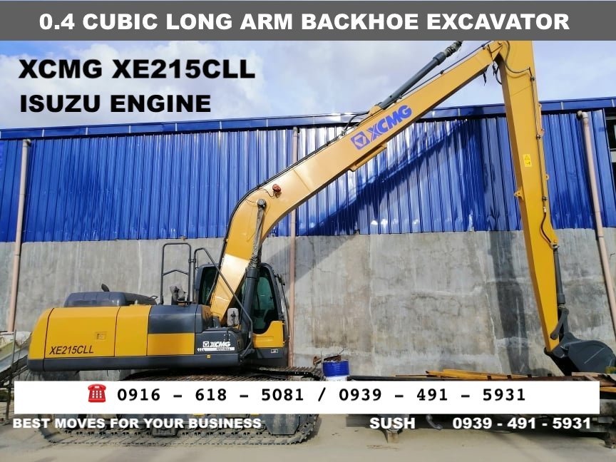 0.4 cubic. Long Arm Backhoe Excavator Lonking / XCMG Cummins /Isuzu