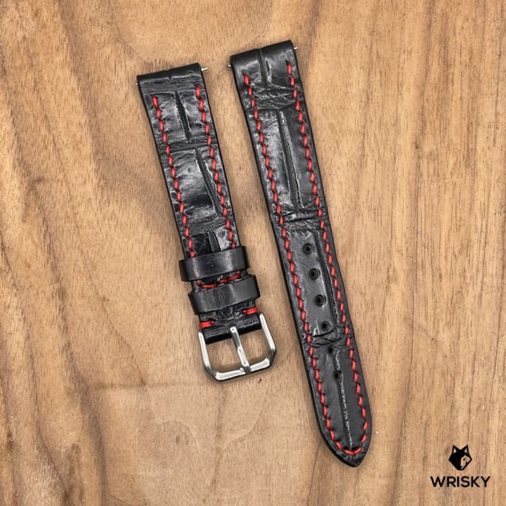 Alligator watch hotsell strap 18mm