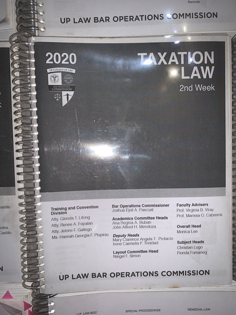 2020 UP Law Bar Review Materials, Hobbies & Toys, Books & Magazines