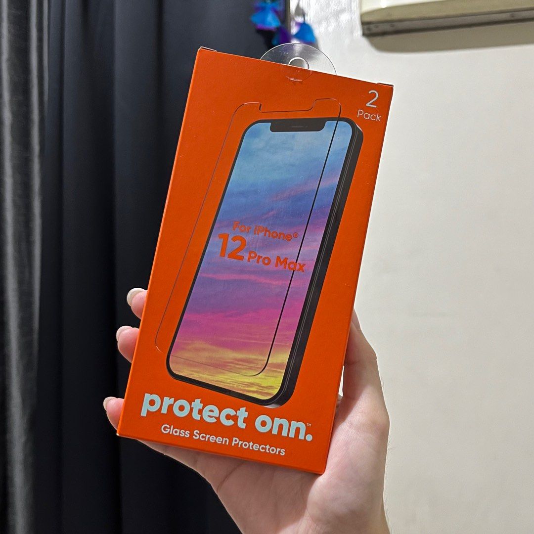 onn. Glass Screen Protector for iPhone 13 Pro Max / iPhone 12 Pro