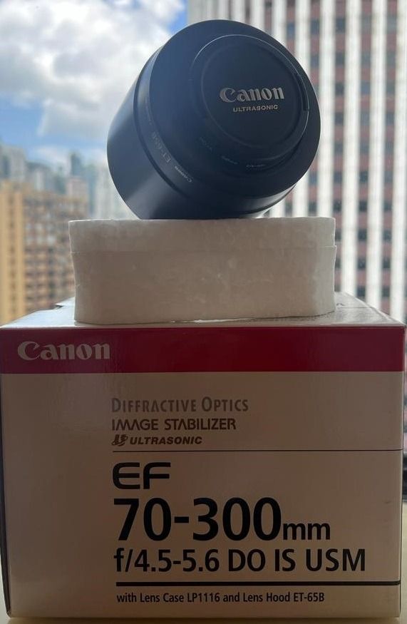 99％新鏡頭Canon EF 70-300mm F4.5-5.6 DO IS USM, 攝影器材, 鏡頭及