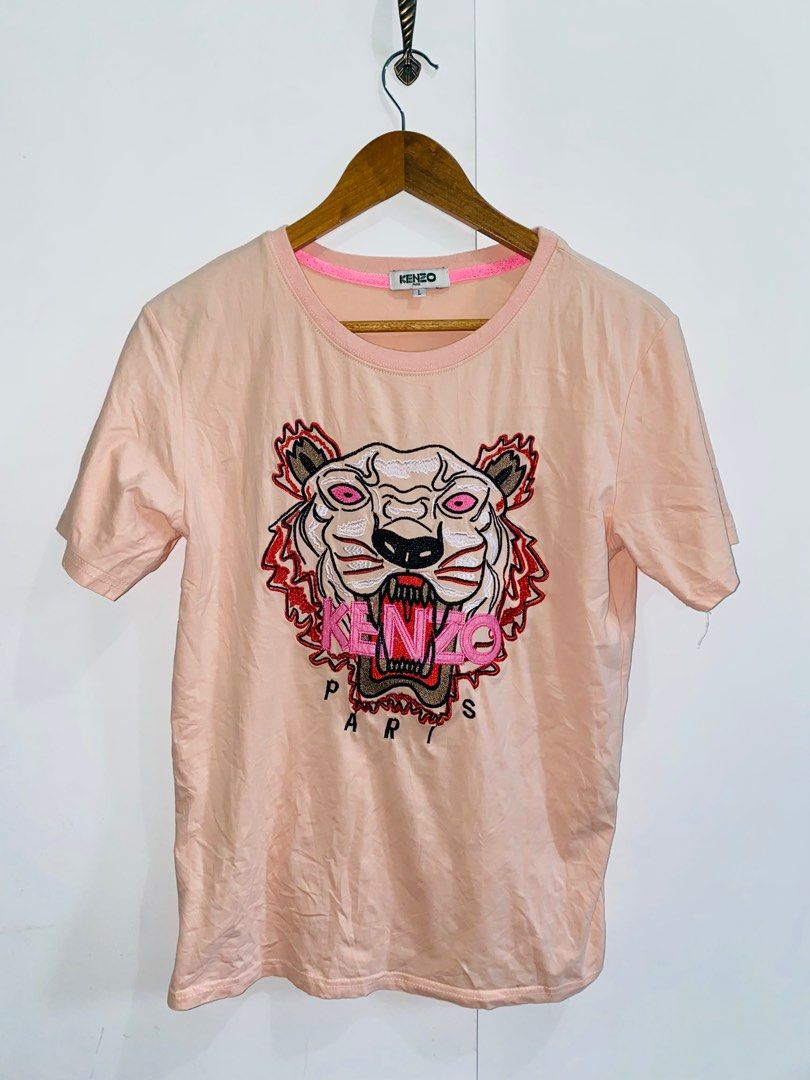 Peach kenzo shirt cheap