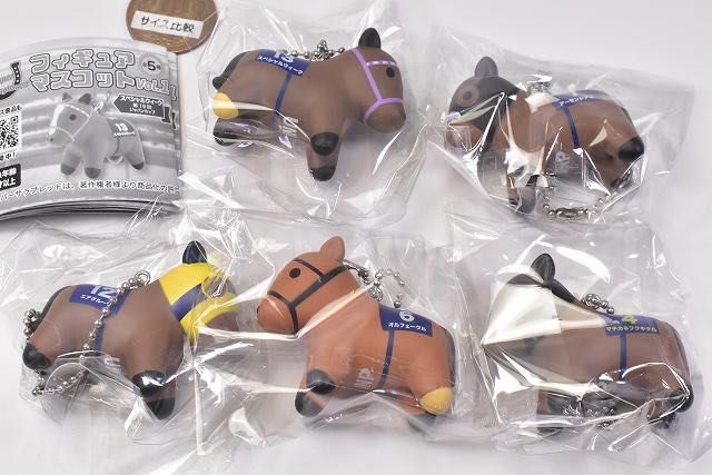 全新正版super thoroughbred 日本冠軍馬扭蛋Vol.1 全5款, 興趣及