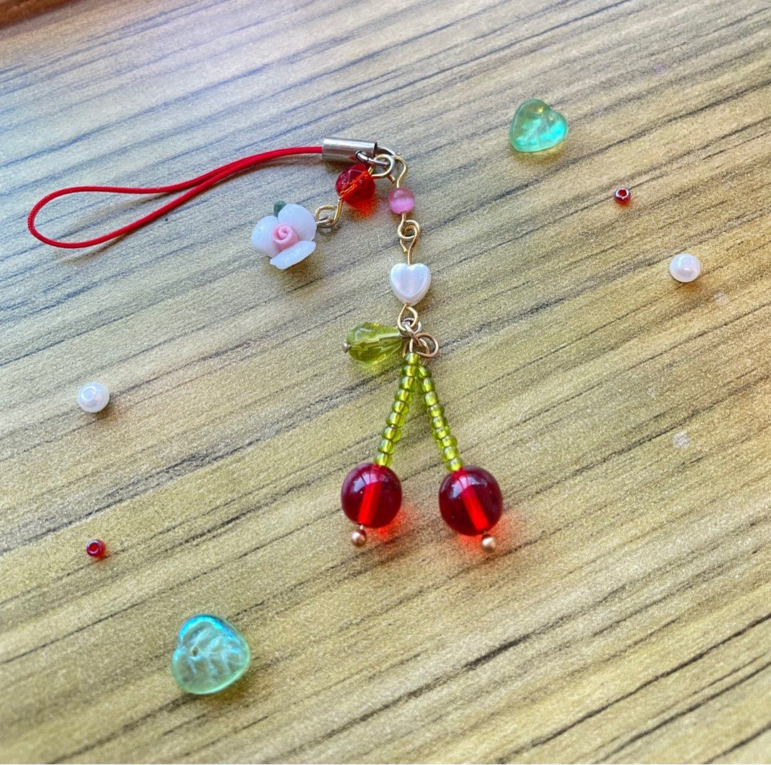 cherry keychain