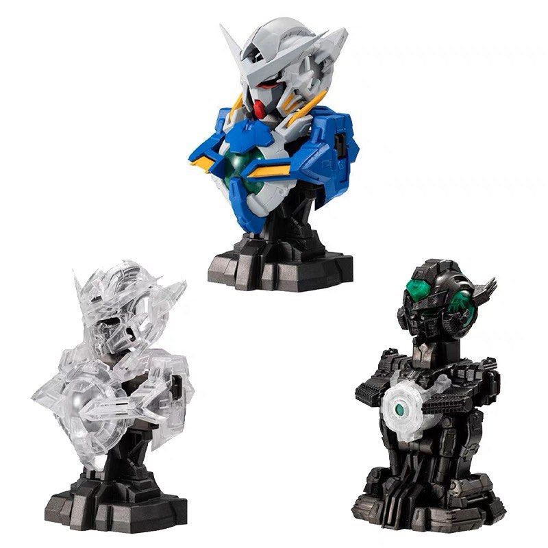 ✅ Gundam Exia GN-001 - MS Mechanical Bust 02 Bandai Gachapon Mobile Suit Gundam ( Mechanical Bust 2 ) (Category: Gundam Model Kits) located in Singapore. Submitted by gundamhobby (Listing ID 1235992428, Image 3). Description: Gundam Exia - Mechanical Bust 02 (Set of 3) • 1. Gundam Exia Armor (Color ver.) • 2. Gundam Exia Armor (Mechanical Clear) • 3. Inner Frame (Luminous Unit Included) ✅ Only for sale as a complete set (Gashapon capsules, no dup