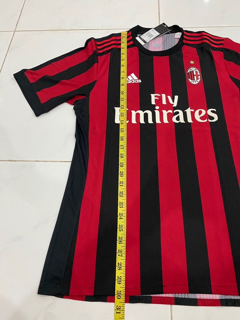 Ac milan home jersey, Men's Fashion, Activewear on Carousell