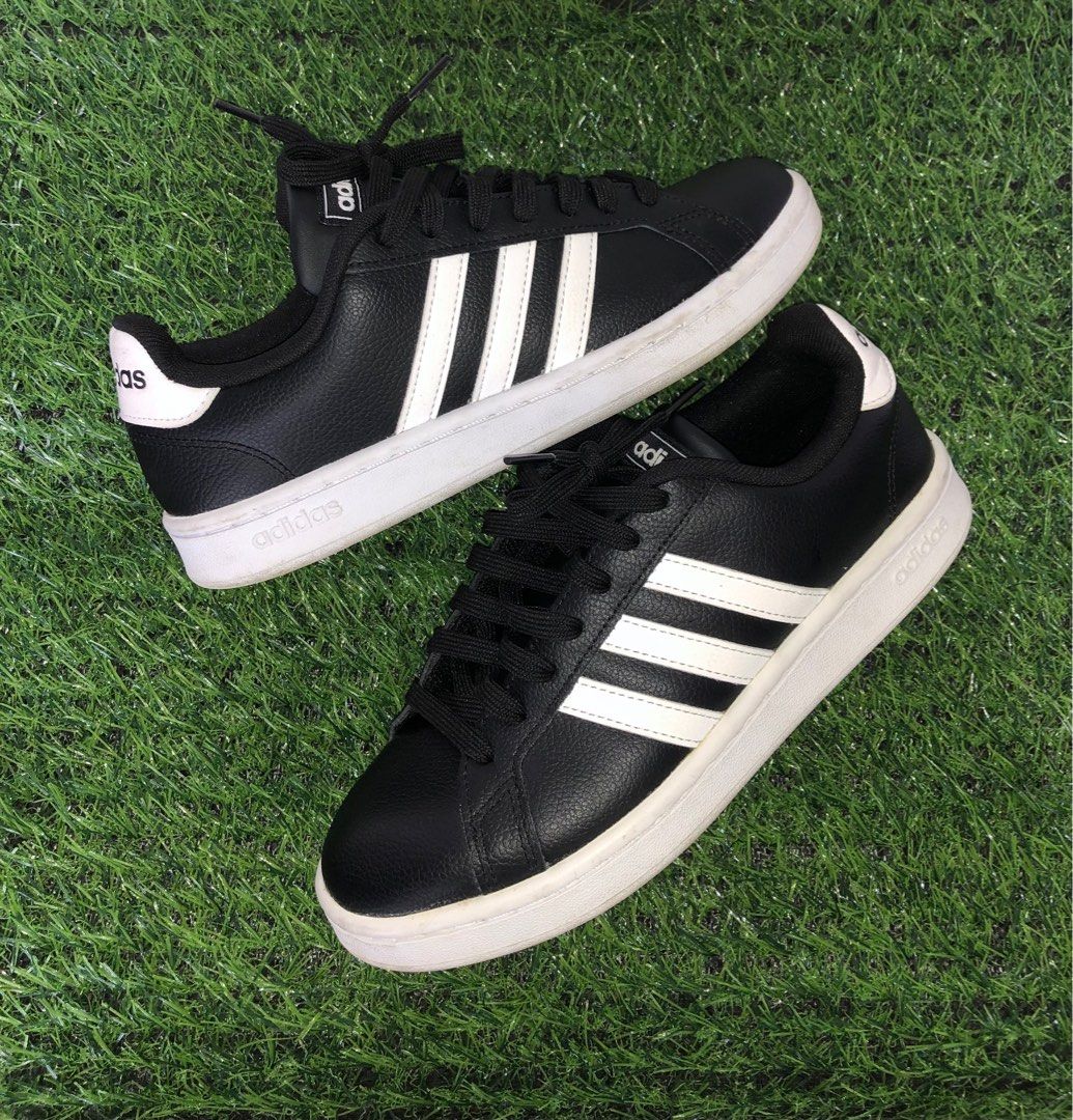 Adidas black and white