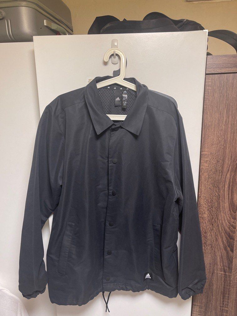 Mens grey coach jacket hot sale