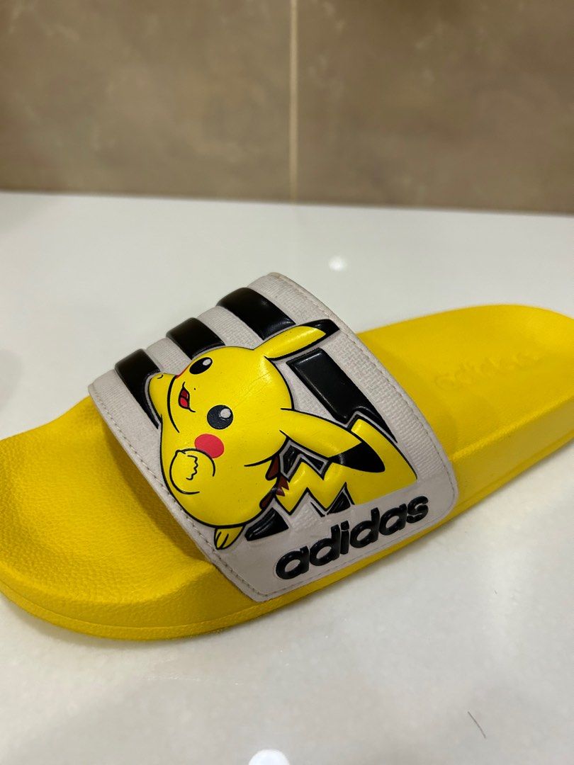 Adidas Pokémon slippers, Men's Fashion, Footwear, Slippers u0026 Slides on  Carousell