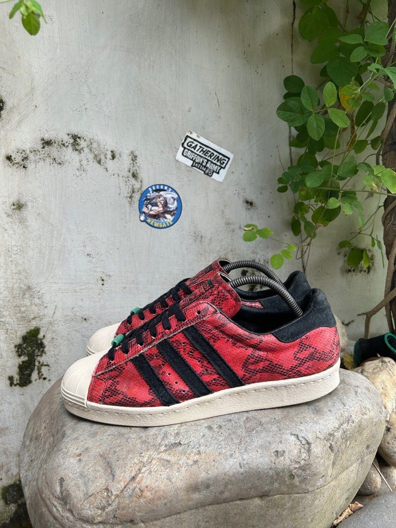 Adidas superstar 80s cny grey deals snakeskin