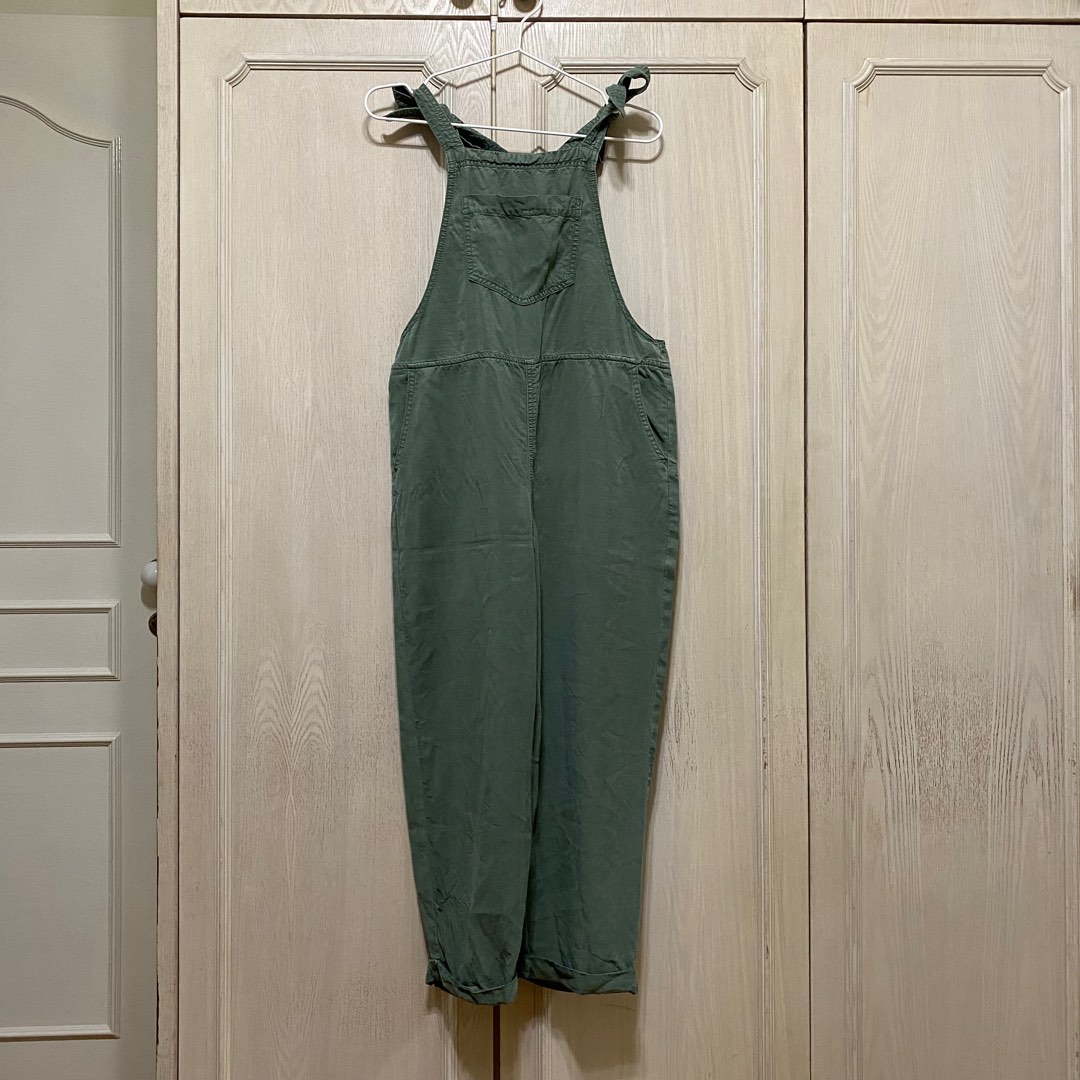 Aerie Green Overalls, Women's Fashion, Dresses & Sets, Jumpsuits on ...