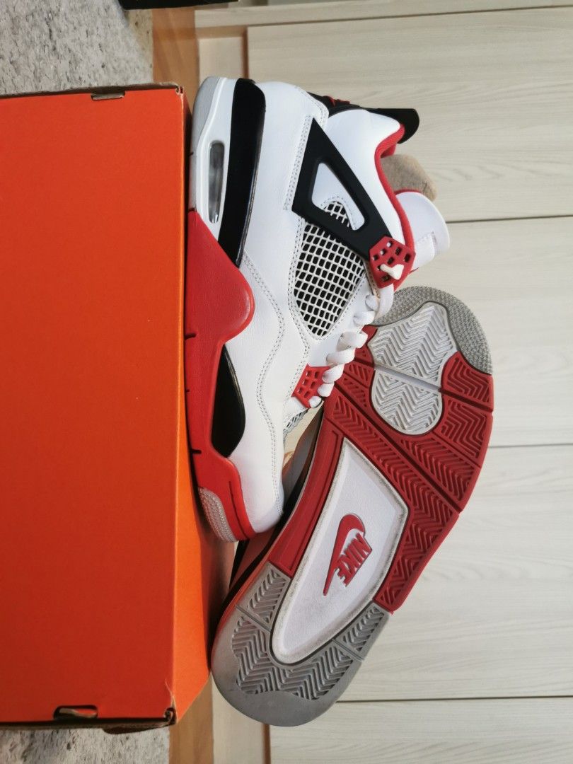Air Jordan 4 Retro OG Fire Red Men s Fashion Footwear