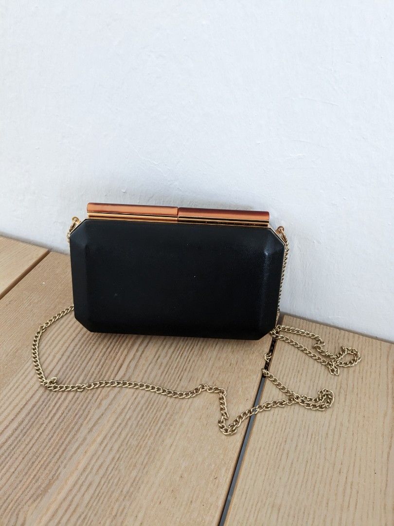 Aldo black chain purse discount