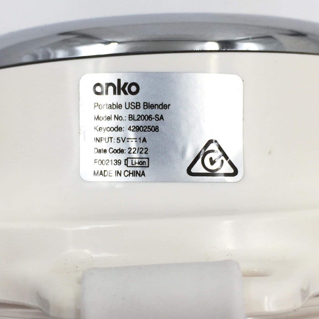 ANKO 300mL Portable USB Glass Blender 220volts on Carousell