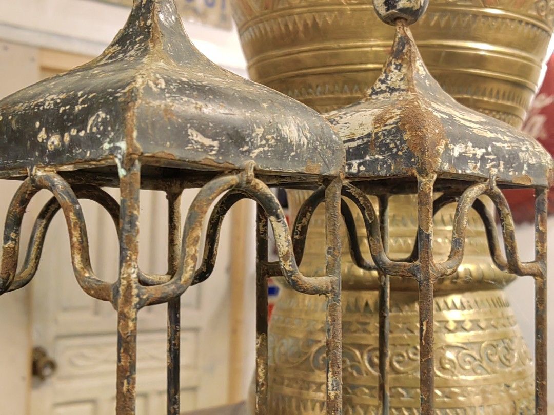 Antique Chapel Candle Holder (Category: Religious Items) located in Manila. Submitted by sinaunang_gamit (Listing ID 1235942338, Image 3). Description: Antique Chapel Candle Holder Height : 12 inches made of Cast Iron 2500 for the pair.