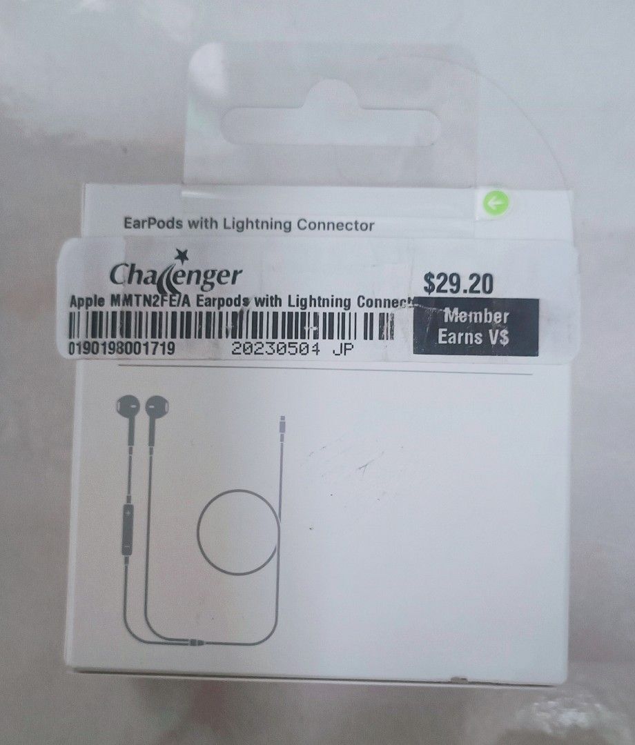 Original Apple Earpods Lighting Connector