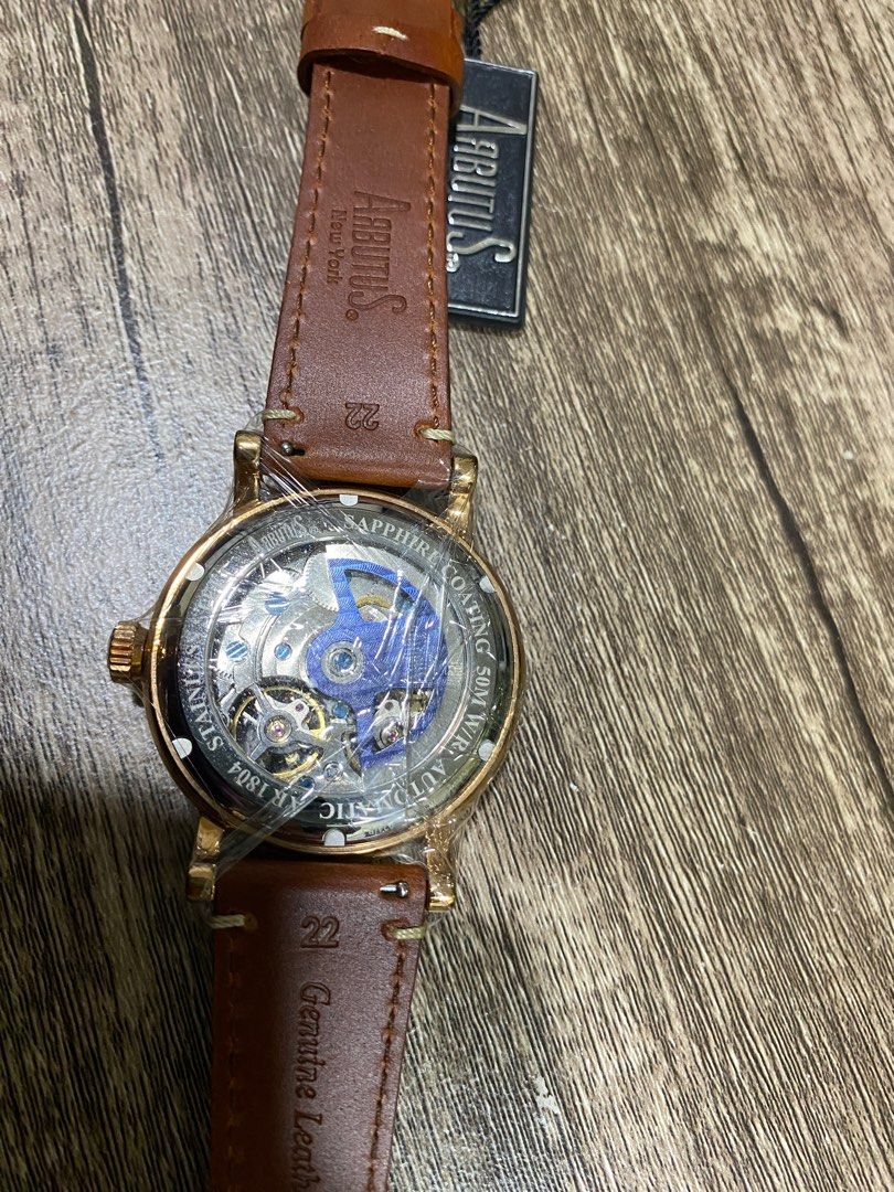 Arbutus deals skeleton watch