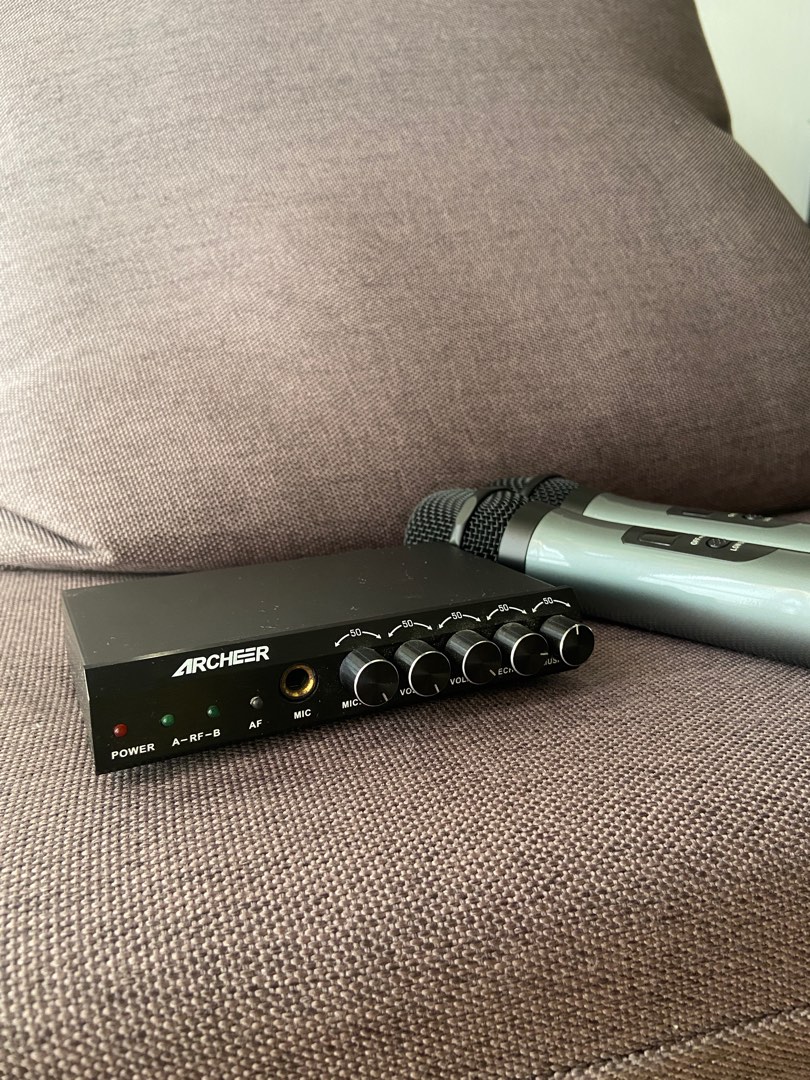 ARCHEER Wireless bluetooth Microphone System VHF Dual Channels Handheld