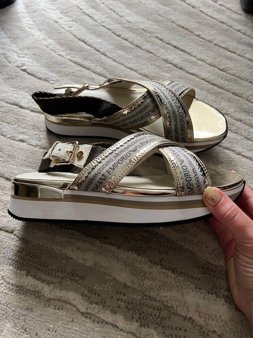 Armani sandals size 39 40 Women s Fashion Footwear Sandals on