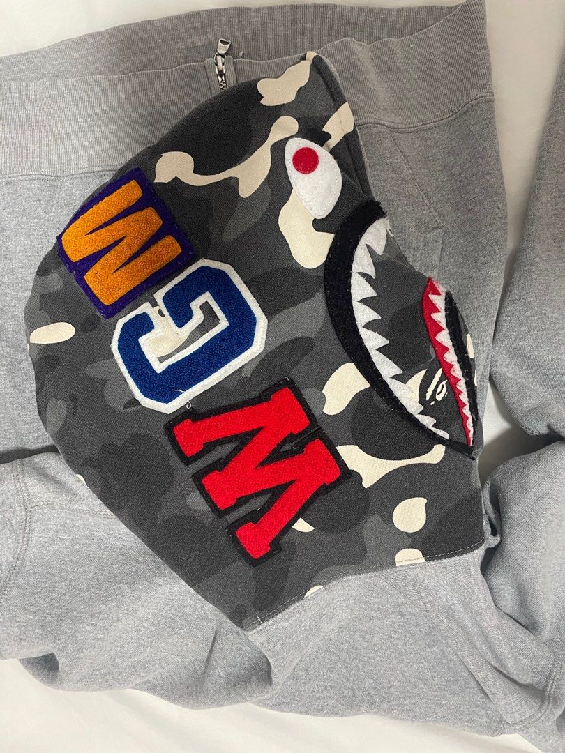 World gone discount mad bape hoodie