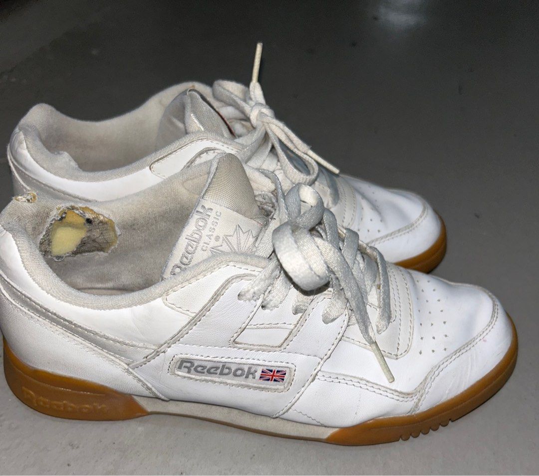 Reebok workout clearance plus gum white