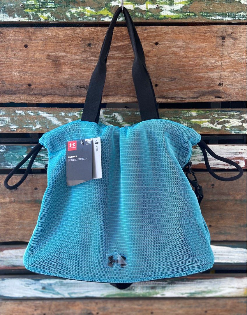 Authentic Under Armour Cinch Mesh Tote Bag for Gym Beach Mall