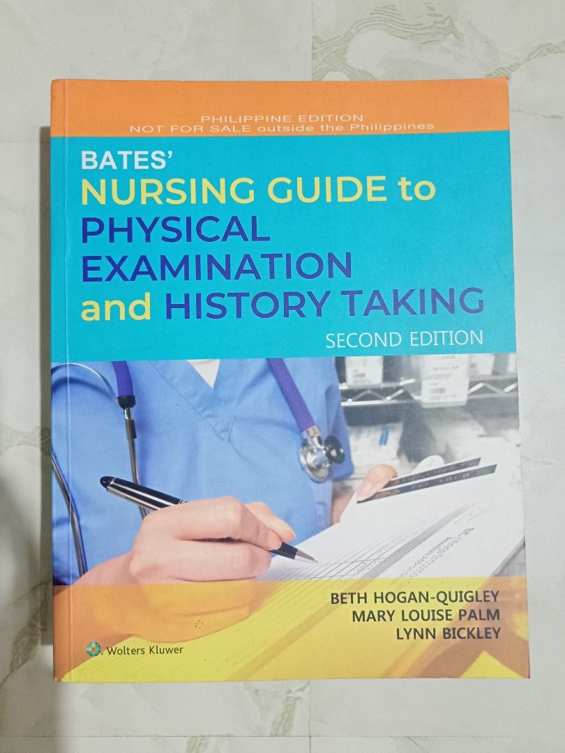BATES NURSING GUIDE TO PHYSICAL EXAMINATION AND HISTORY TAKING PDF visual data 5