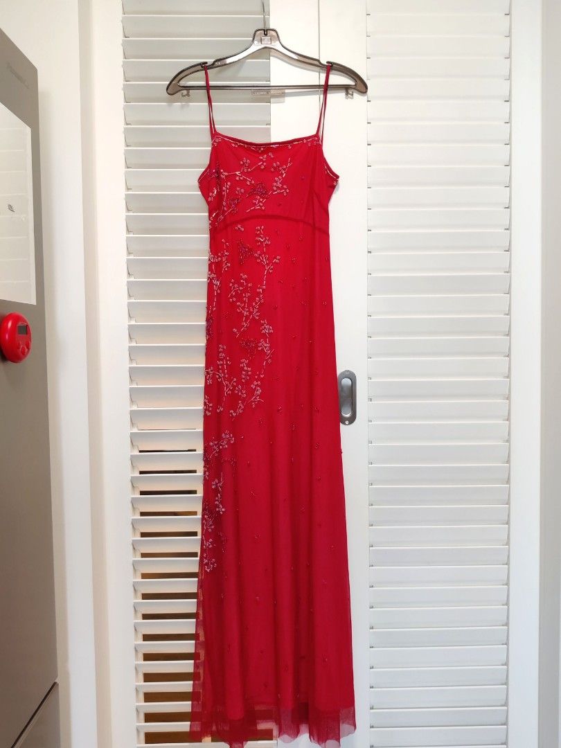 BCBGMAXAZRIA Long Dress (Size 4), Women's Fashion, Dresses Sets