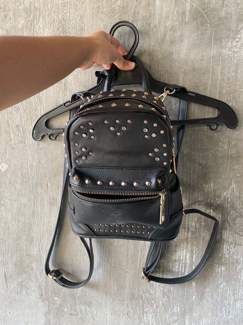 Bebe leather backpack hotsell