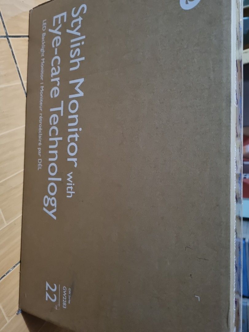 Benq gw2283 (Category: Monitor Screens) located in Marikina City. Submitted by randomstuffmarikina (Listing ID 1235982401, Image 1). Description: selling brand new benq qw2283 momitor 22" never been used, not yet opened 5000 negotiable rfs: have multiple monitors.