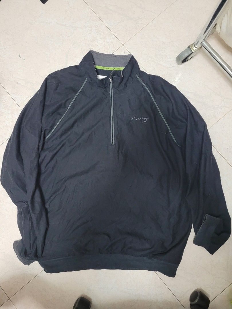 Nylon half zip on sale pullover