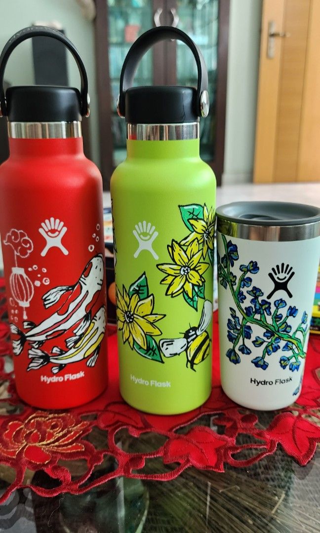BNIB Authentic Hydro Flask Tumbler 12oz White Furniture Home