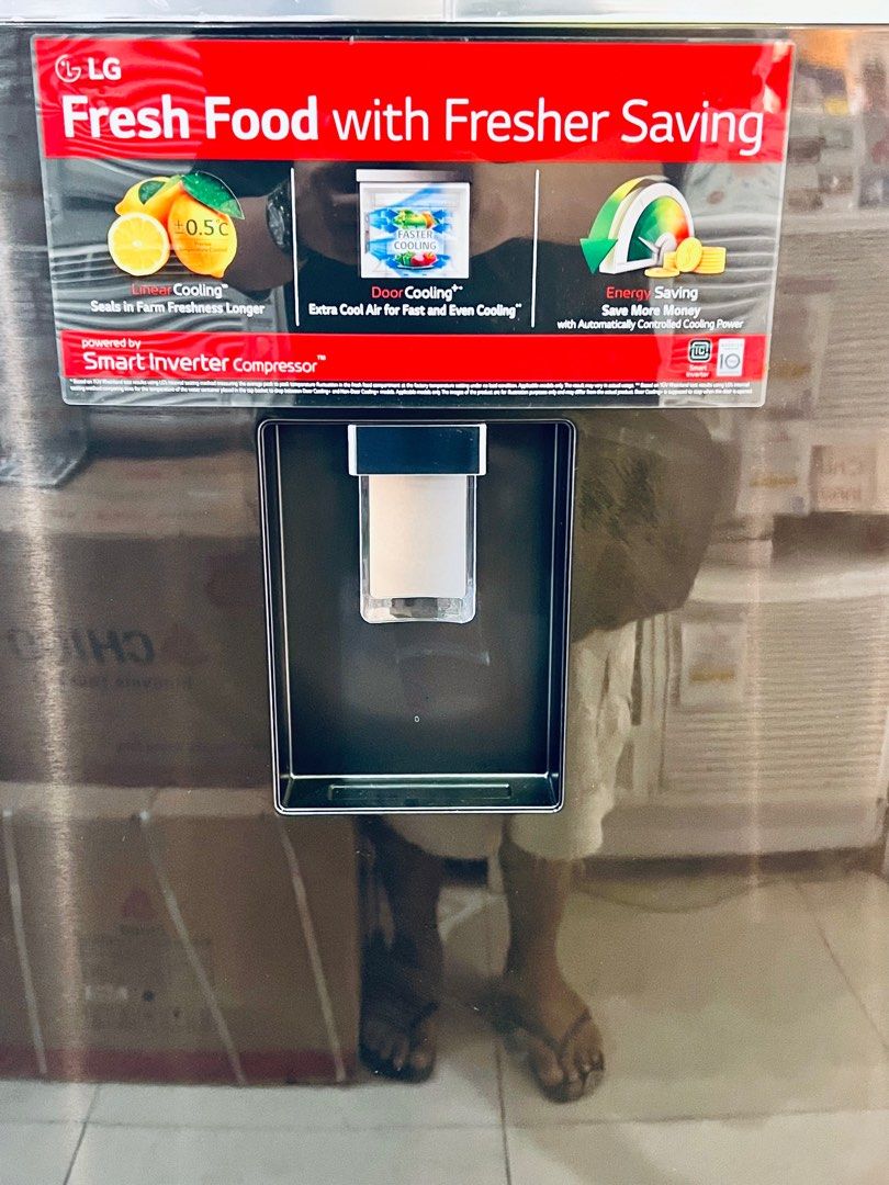 Brand New LG 14.9cu ft RVS-L149BS 2 Door Inverter Refrigerator with ...