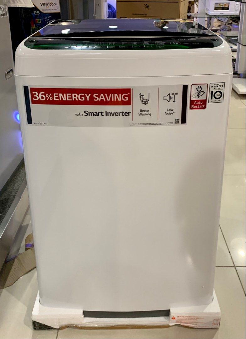 Brand New LG T2107VS2W 7.0kg Fully Automatic Top Load Inverter Washing